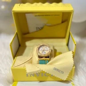 NIB Invicta Lady Wildflower Collection Gold-Tone Light Blue Watch Invicta | Accessories | Nib Invicta Lady Wildflower  main image 3